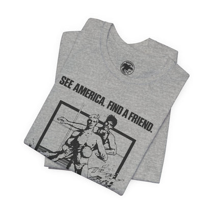 1981 Bob Damron’s Address Book (Replica Promo Shirt/See America. Find a Friend.)