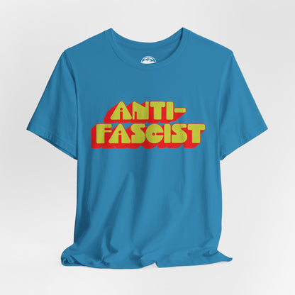 Anti-Fascist (70's Font with Vintage Print Effect)