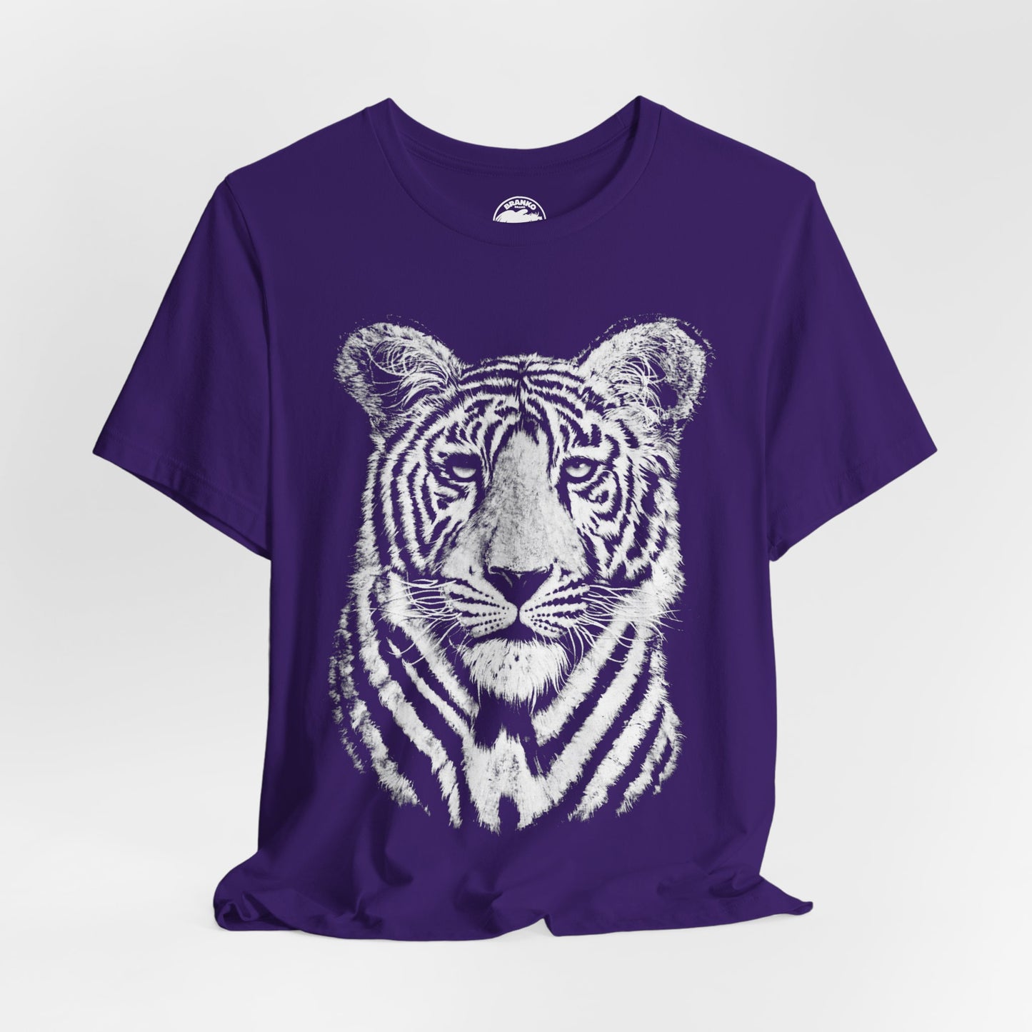 White Bengal Tiger (Replica 90's Tiger Shirt/Oversized Graphic with Vintage Print Effect)