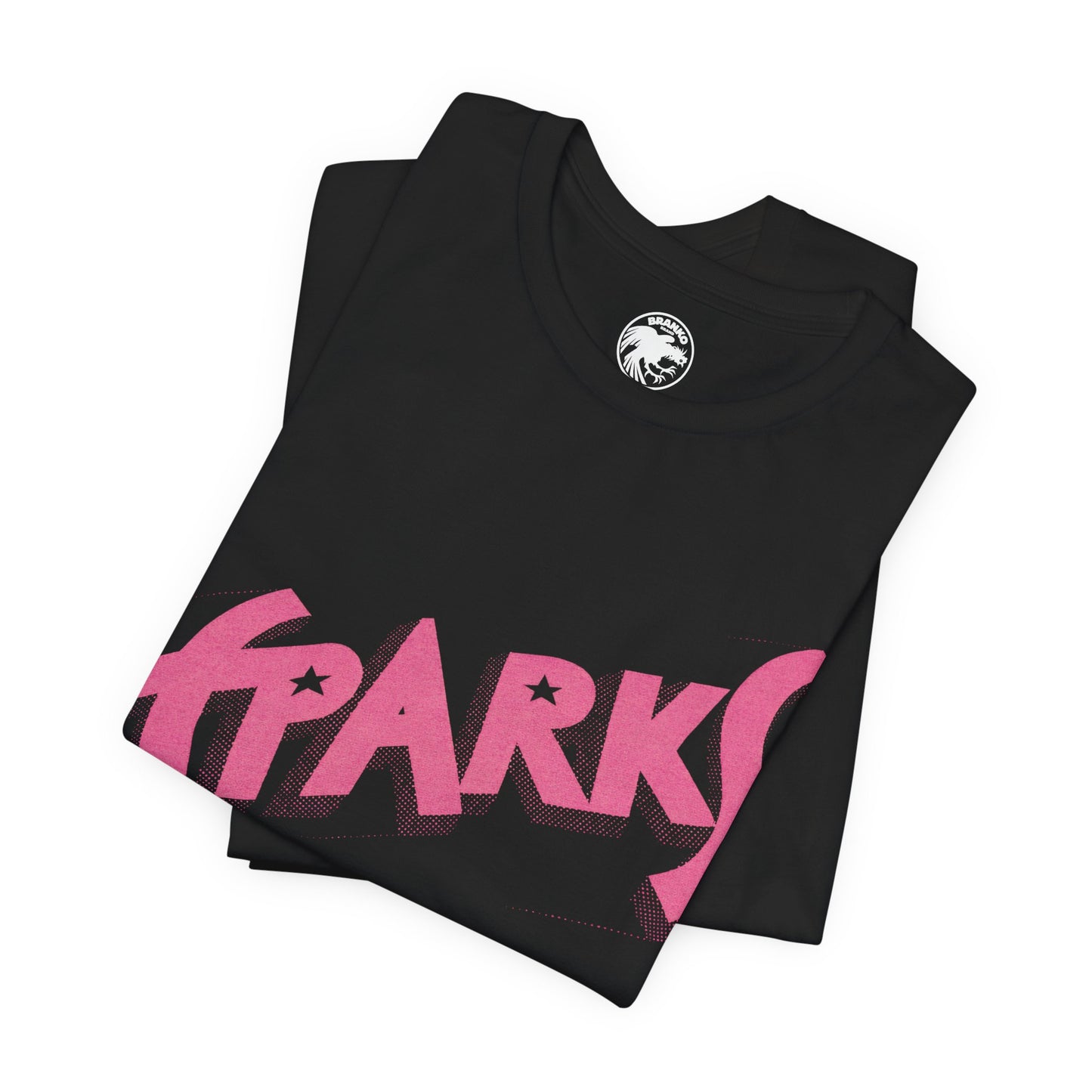 Sparks (Oversized Logo with Vintage Print Effect)