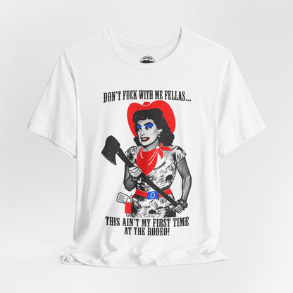 Joan Crawford (Replica 90's Don't Fuck With Me Fellas Tee)