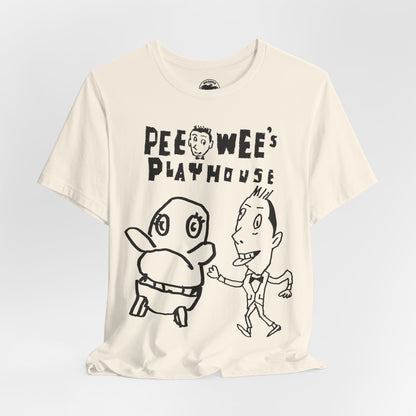Pee Wee's Playhouse (Replica 80's Fan Club Shirt/Pee Wee Herman and Chairry/Gary Panter)