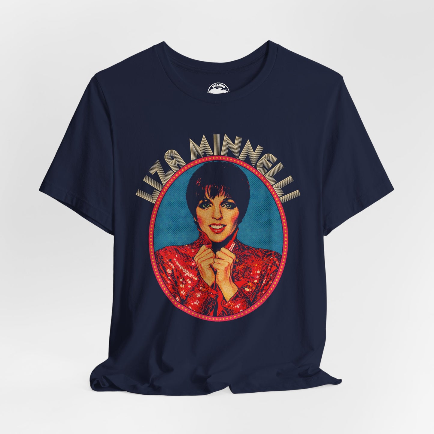 Liza Minnelli (Replica 70's Souvenir Shirt/Pop Art Style with Vintage Print Effect/Liza Minnelli Shirt)
