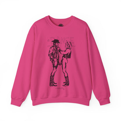 Longhorns - Dance Sweatshirt(Jim French Cowboys with Vintage Punk Effect/1969 Colt Album/Appropriated by Malcolm McLaren & Vivienne Westwood)