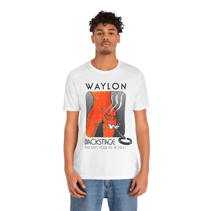 Waylon Jennings (Backstage Pass Graphic/Waylon Jennings Tour Shirt)