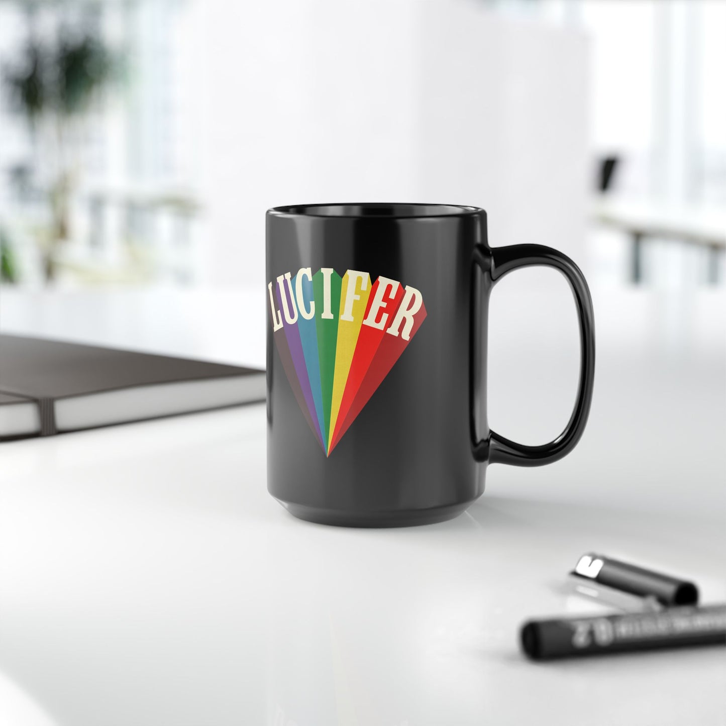 Lucifer Rising Mug (15 oz. Black Mug/Kenneth Anger)