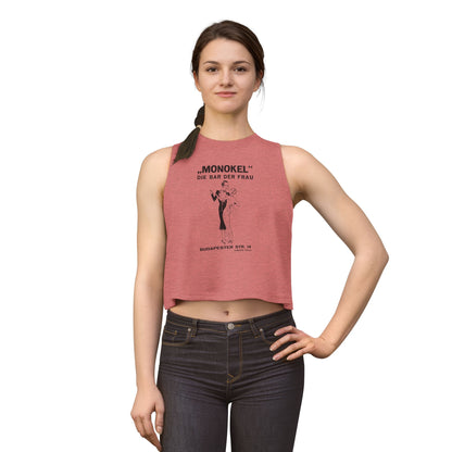 Monokel Crop Top(Early 1930's Berlin Germany Lesbian Bar/Closed by Nazis in 1933/Translation: Monocle The Women's Bar)