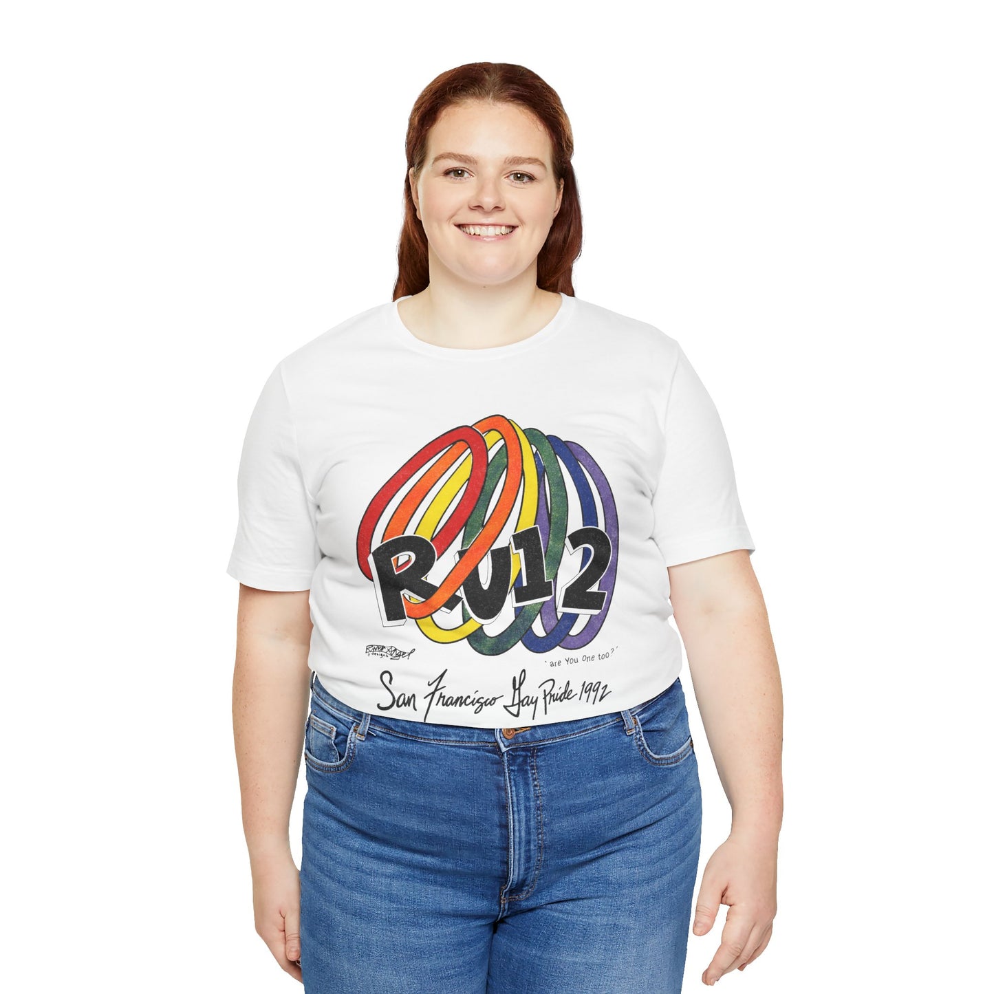 San Francisco Pride 1992 (Replica 1992 Promo Tee/Vintage Print Effect/RU12?/Are You One Too?)