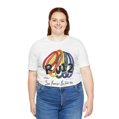 San Francisco Pride 1992 (Replica 1992 Promo Tee/Vintage Print Effect/RU12?/Are You One Too?)