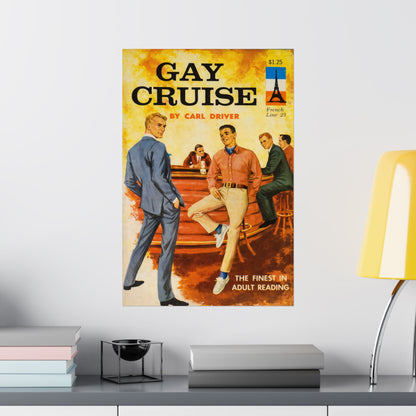 Gay Cruise (60's Gay Pulp Novel Art Poster)
