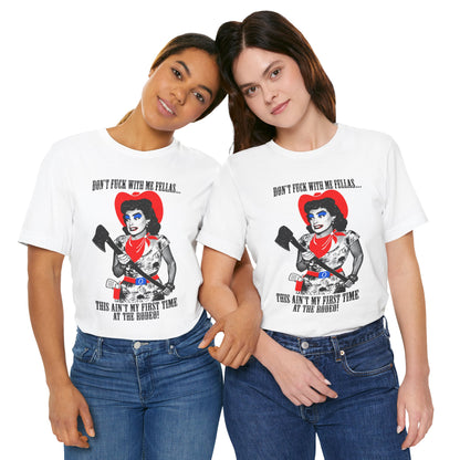 Joan Crawford (Replica 90's Don't Fuck With Me Fellas Tee)