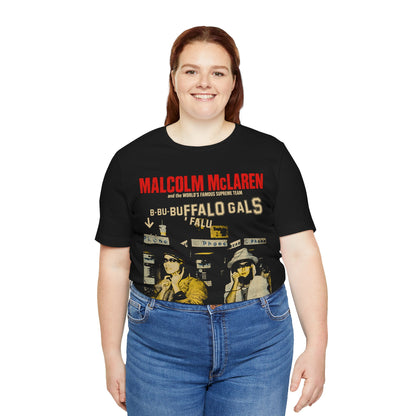 Malcolm McLaren (Buffalo Gals Graphic with Vintage Print Effect)