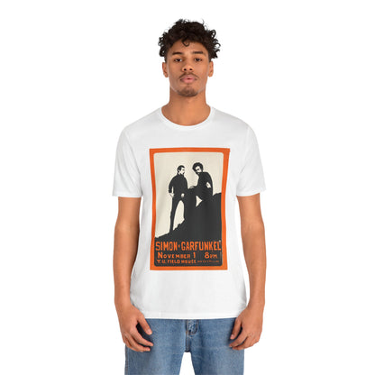 Simon & Garfunkel (Image from silk screened concert poster/mid-60's)