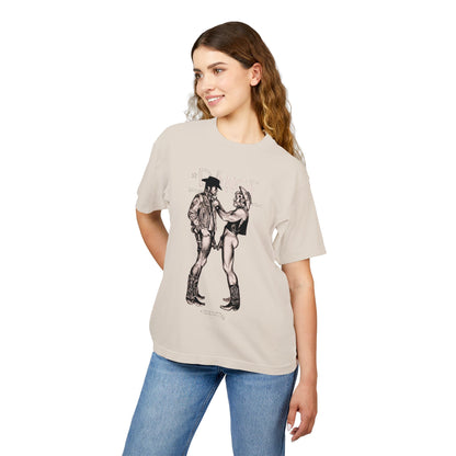 Longhorns - Dance Jim French Cowboys (Special Edition Boxy Heavy Tee/260 GSM/100% Combed Cotton)