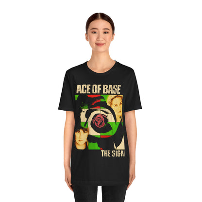 Ace of Base (Replica "The Sign” Promo T-Shirt/Ace of Base Shirt)