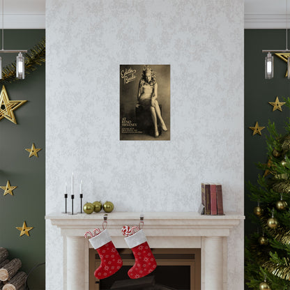 Edith Beale at Reno Sweeney Poster (Restored Reprint from 1978 Appearances)