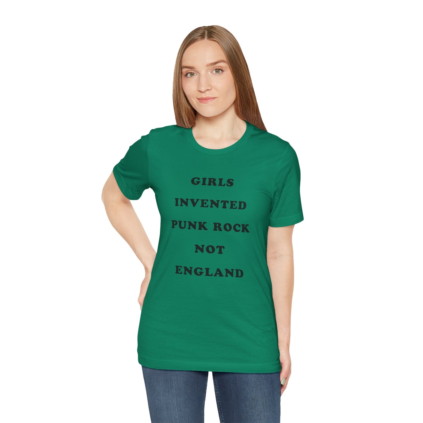 “Girls Invented Punk Rock, Not England”  (Replica Kim Gordon Sonic Youth Tee)