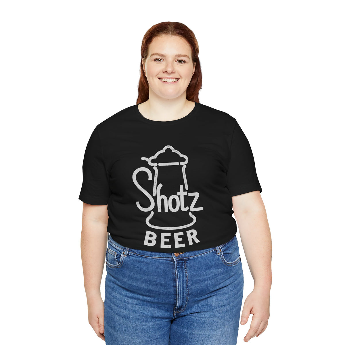 Shotz Beer (Logo with Vintage Print Effect/Laverne & Shirley)