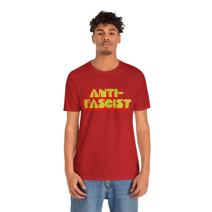 Anti-Fascist (70's Font with Vintage Print Effect)