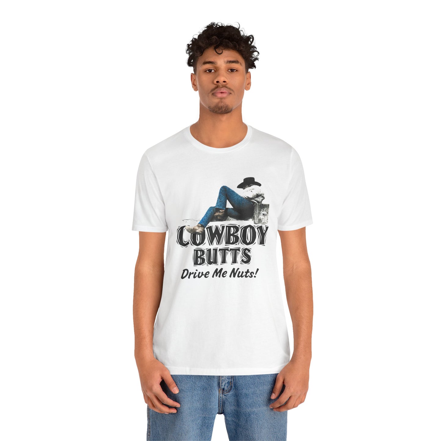 Cowboy Butts Drive Me Nuts! (Replica Novelty Tee/Gay Cowboy/1990s)