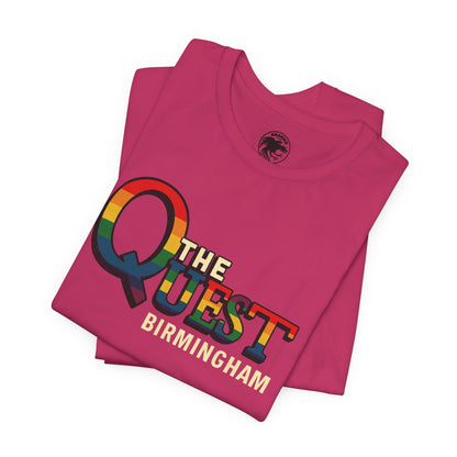 The Quest (Birmingham Alabama Gay Club/1977-2022/Replica Wall Mural Logo with Vintage Print Effect)