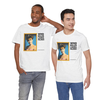 Who Killed Laura Palmer? (Twin Peaks Replica Promo T-Shirt/1990/David Lynch)