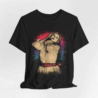 What Ever Happened to Baby Jane? (80's Style Graphic with Vintage Print Effect/Bette Davis as Baby Jane)