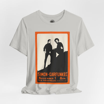 Simon & Garfunkel (Image from silk screened concert poster/mid-60's)