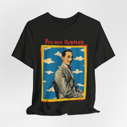 Pee-wee Herman (Replica 80's Promo Shirt with Vintage Print Effect)
