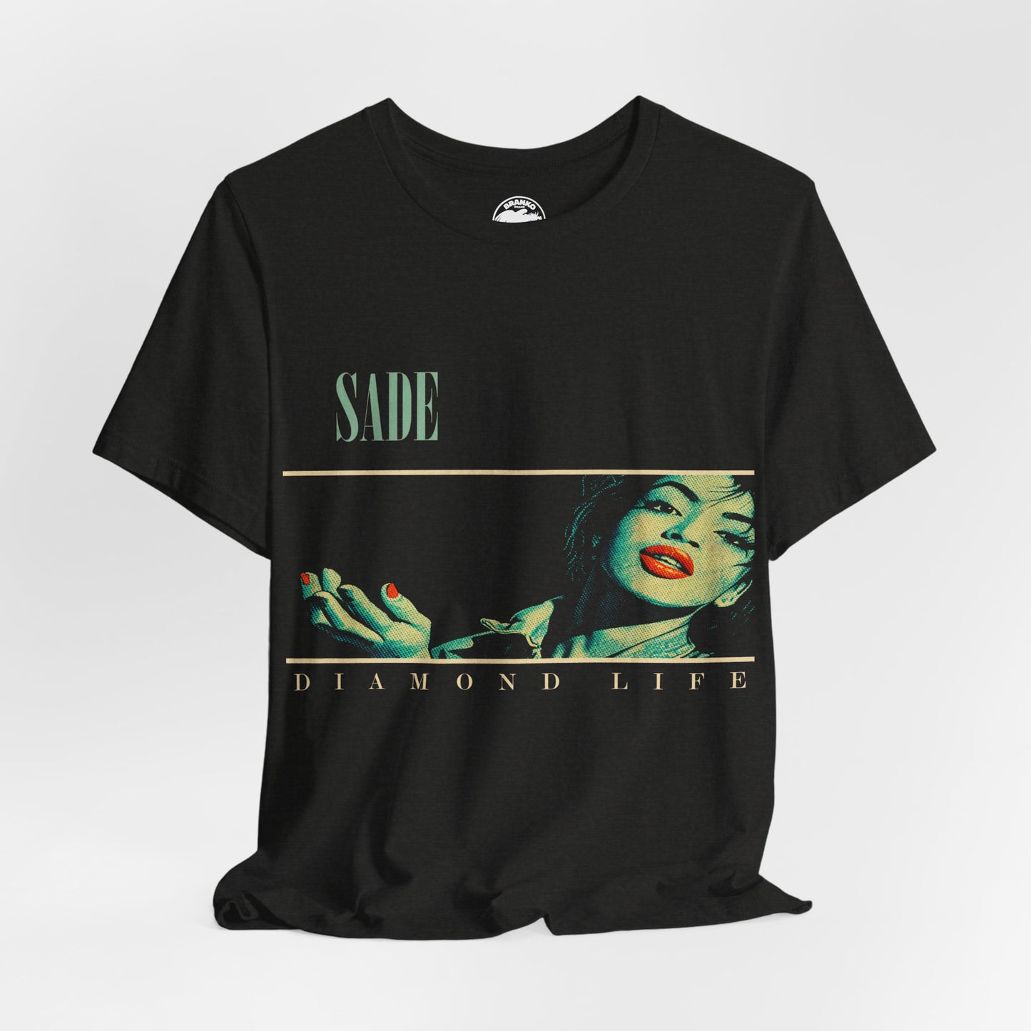 Sade (Diamond Life Pop Art Treatment with Vintage Print Effect/Sade Shirt)