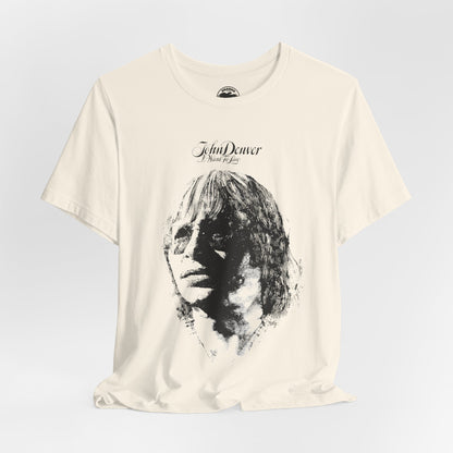 John Denver (Oversized I Want to Live Graphic Promo Tee)