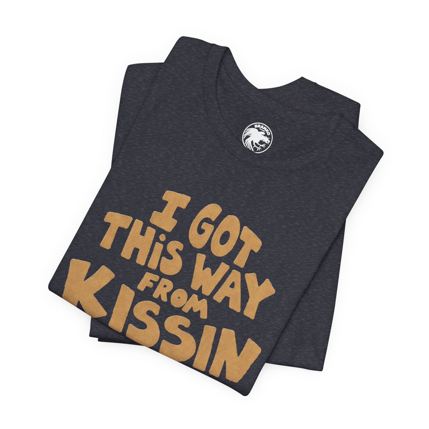 I Got This Way From Kissin’ Girls  (Replica 70's Lesbian Pride Shirt)