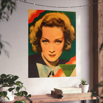 Marlene Dietrich (Personality Poster Reprint/Early 1930s)
