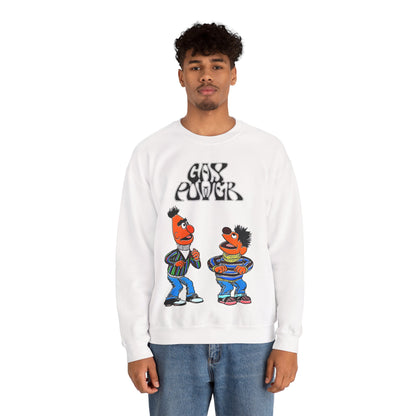 Gay Power Sweatshirt (Bert and Ernie Gay Shirt/Sesame Street Shirt)