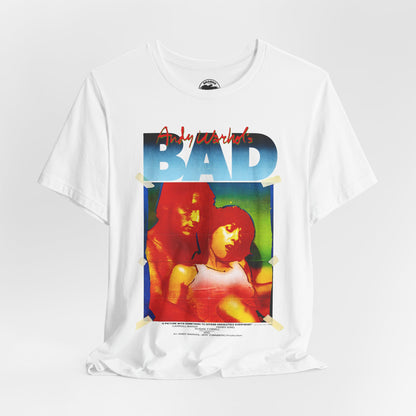Andy Warhol's Bad (Promo Poster Image with Vintage Print Effect and Intentional Creases)