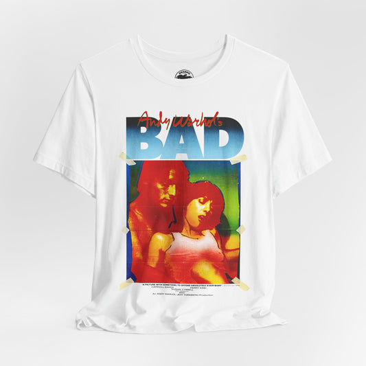 Andy Warhol's Bad (Promo Poster Image with Vintage Print Effect and Intentional Creases)