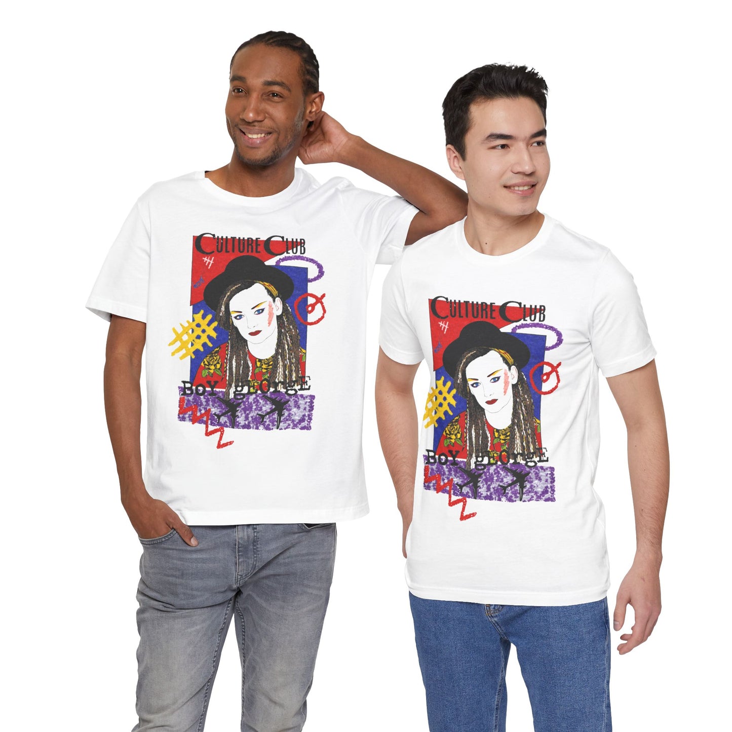 Culture Club (Replica Early 80's Promo Shirt/Boy George Shirt)