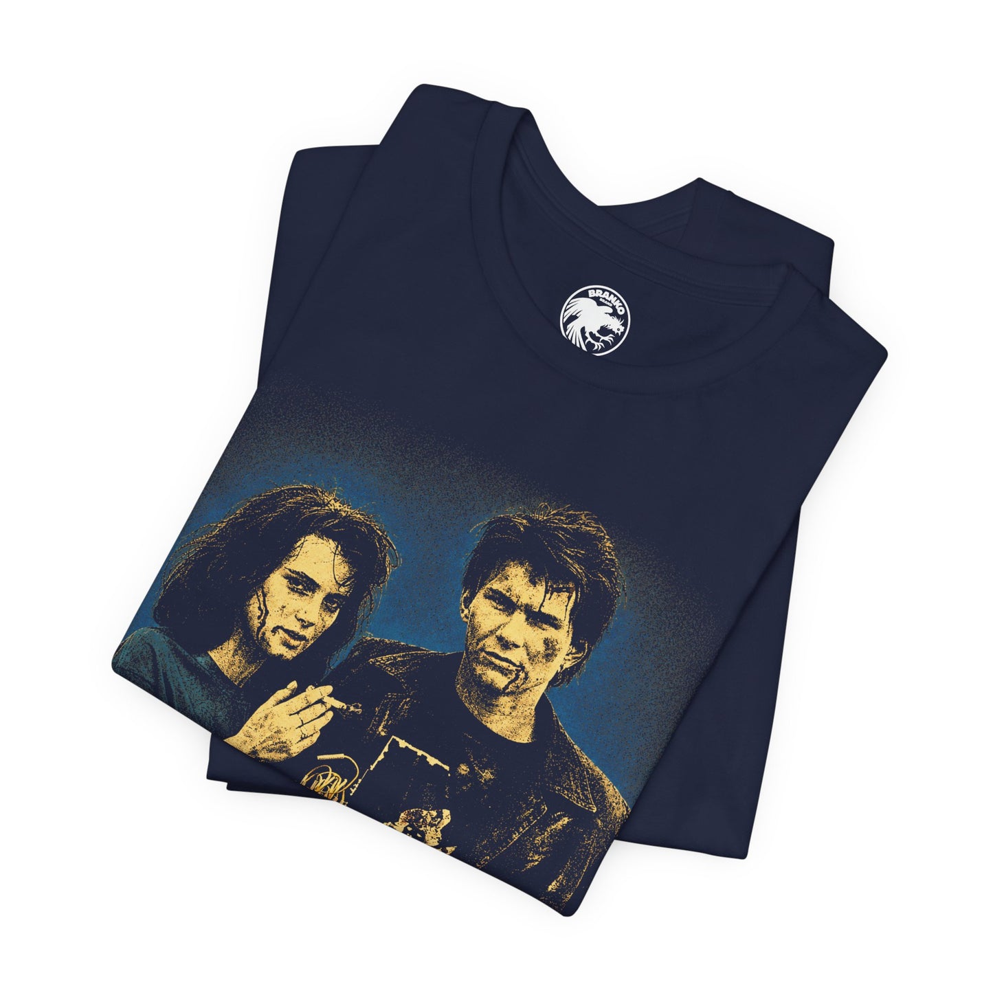 Heathers (Veronica and J.D. Graphic with 90's Rock Tee Effect)