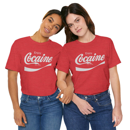 Enjoy Cocaine (Replica 70's Counter Culture Drug Shirt/Cocaine Shirt)