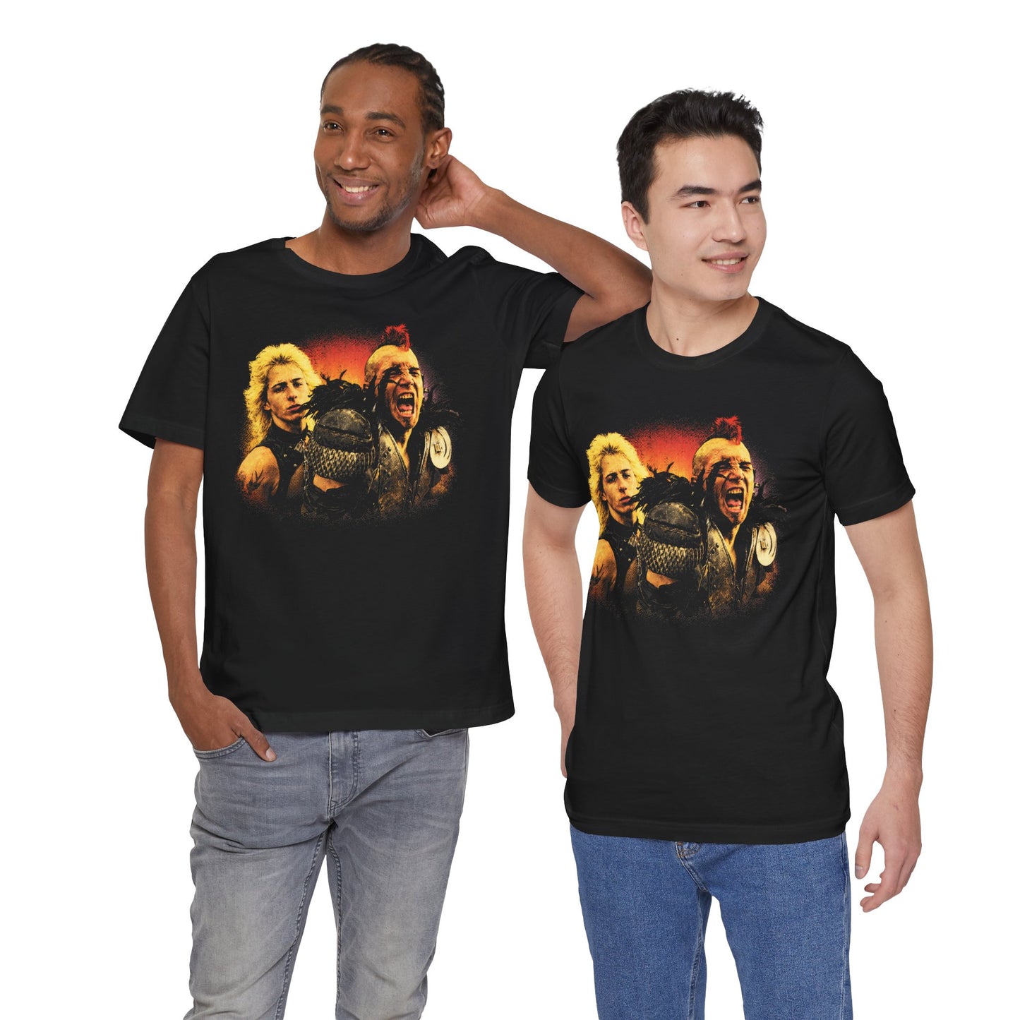 Wez & the Golden Youth (Graphic with Vintage Print Effect/Road Warrior/Mad Max 2)