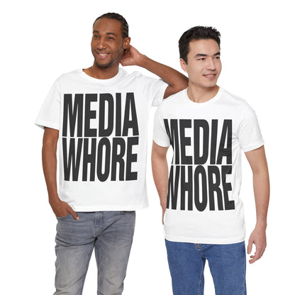 Media Whore (Katharine Hamnett Style Oversized Graphic)