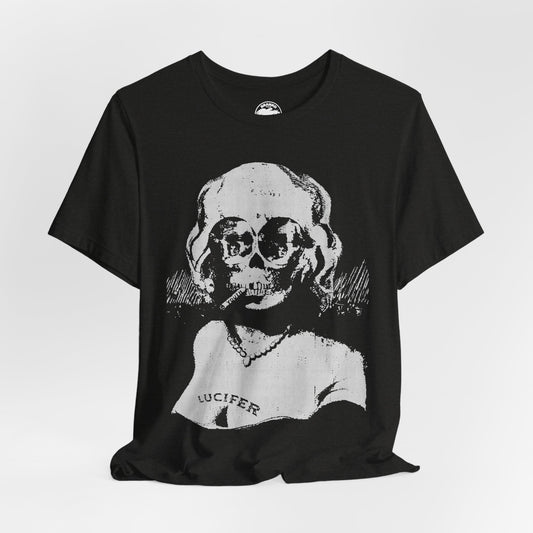 Lady Lucifer (Kenneth Anger Inspired Skull Graphic/Youth Cigarette/Scorpio Rising)