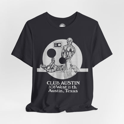 Club Austin (Replica Austin Club Bath Chain Promo Shirt/Gay Bathhouse/Club Baths Shirt)