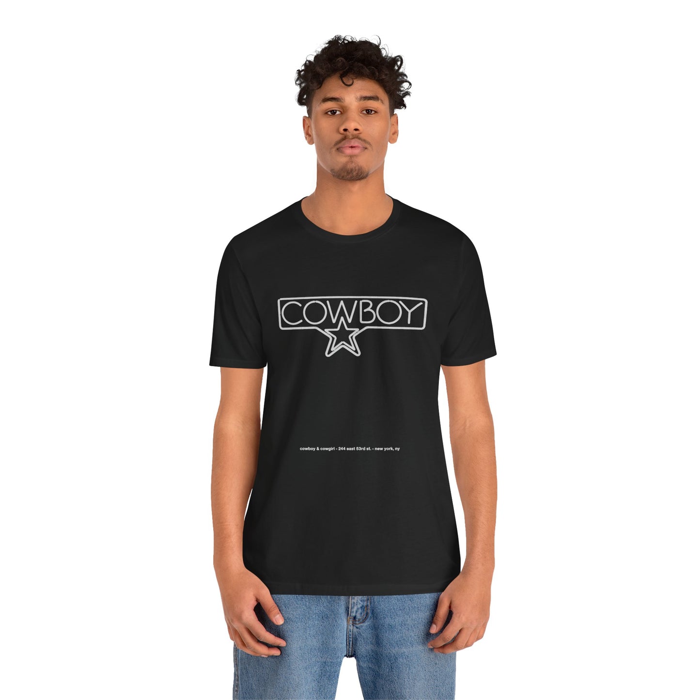 Cowboy & Cowgirl (New York City Western Themed Gay Bar/70's and 80's/Replica Promo Tee)