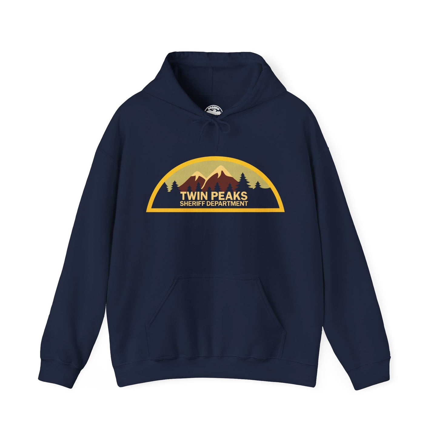 Twin Peaks Sheriff Department Hoodie (Logo with Vintage Print Effect/Twin Peaks Shirt)