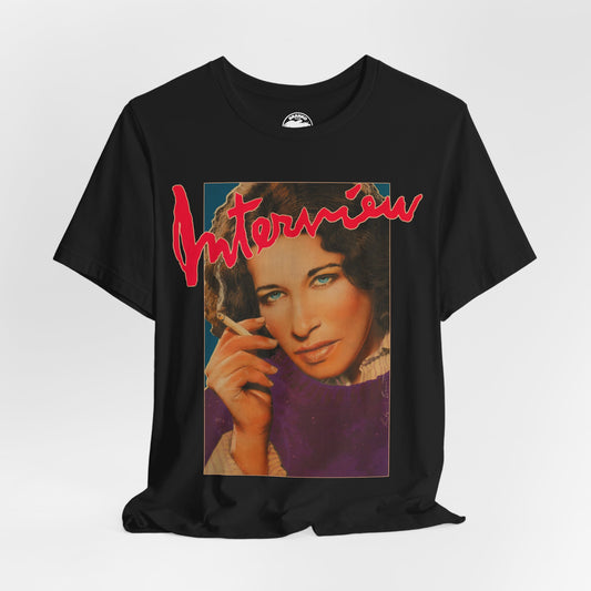 Fran Lebowitz (Interview Magazine Cover with Vintage Print Effect)