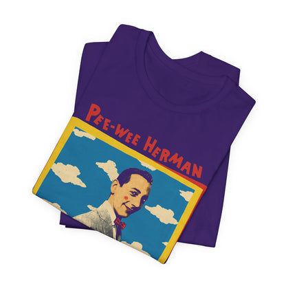 Pee-wee Herman (Replica 80's Promo Shirt with Vintage Print Effect)