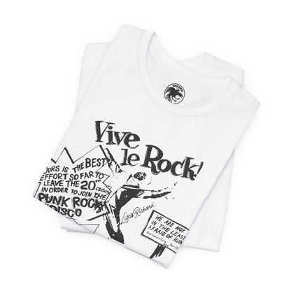 VIVE LE ROCK (Sex Pistols/Vivienne Westwood SEX shop/ McLaren Era Replica Shirt/SEX)