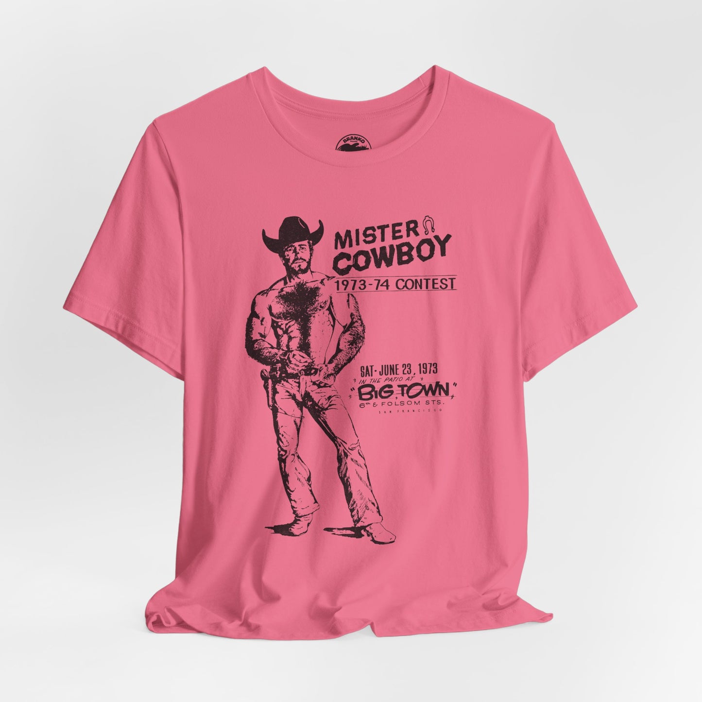 Mister Cowboy (1973-74 Contest/Souvenir T-Shirt/San Francisco Contest at Big Town)