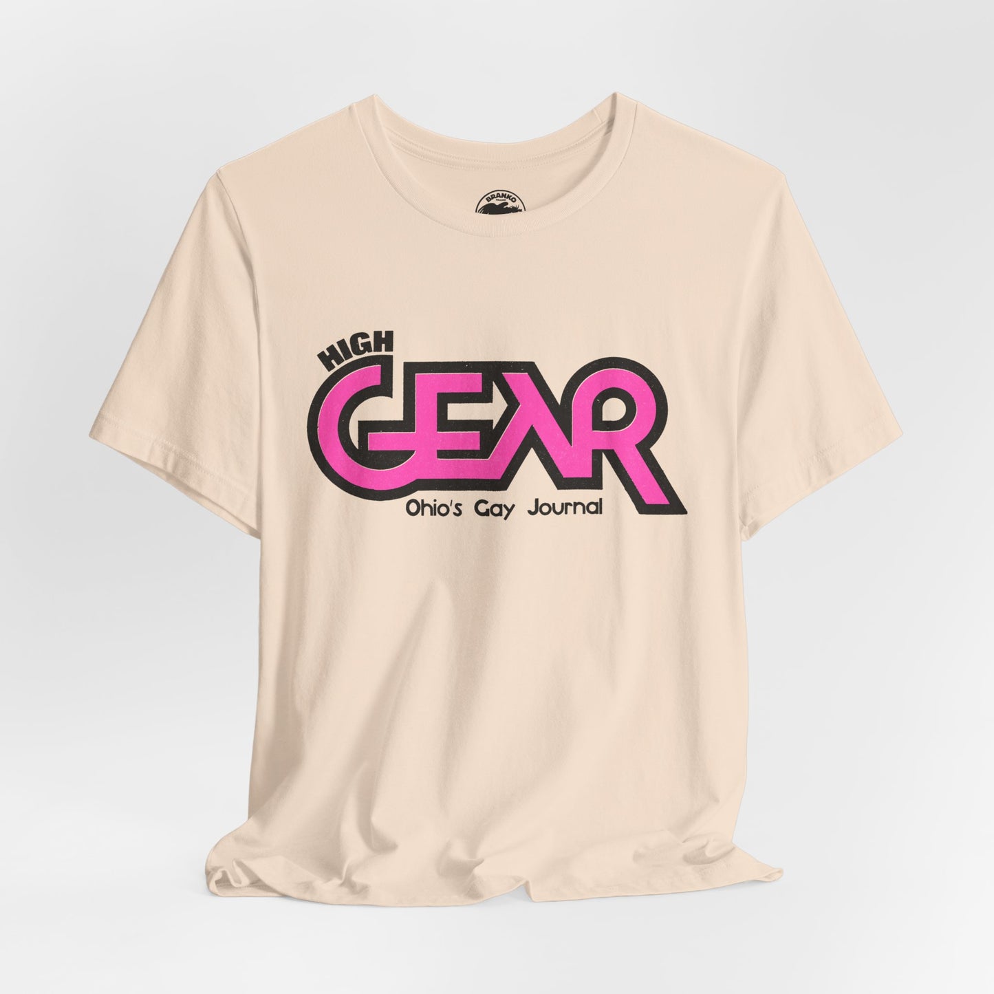 High Gear (Replica 70's Promo Shirt/Ohio Gay Newspaper/1975-1992)